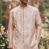 Nude Dori Sherwani Set