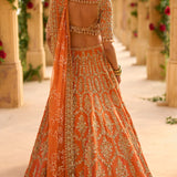 Burnt Orange Lehenga Set