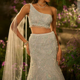 Periwinkle Blue Skirt Set
