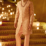 Pink Zardosi Sherwani Set