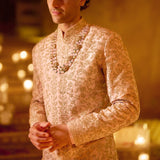 Pink Zardosi Sherwani Set