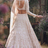 Powder Peach Dori Lehenga Set