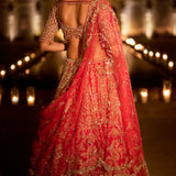 Red Zardosi Lehenga Set