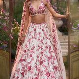 Ruby Floral Lehenga Set