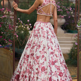Ruby Floral Lehenga Set