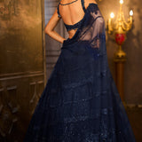 Navy Crystal Lehega Set