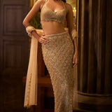 Light Gold Skirt Set