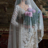 Ivory Pearl Saree
