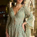 Sage Green Sharara Set