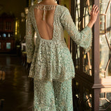 Sage Green Sharara Set