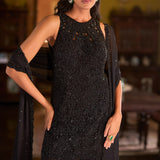 Black Sharara Set