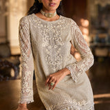 Grey Thread Work Sharara Set