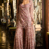 Dusty Rose Sharara Set
