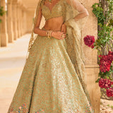 Sage Green Lehenga Set