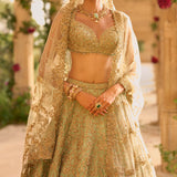 Sage Green Lehenga Set