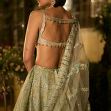Turqouise Blue Lehenga Set