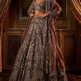 Bronze Lehenga Set