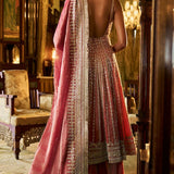 Burnt Orange Gota Patti Sharara Set