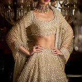 Champagne Pearl Lehenga Set