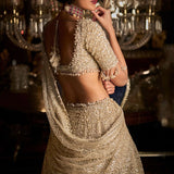 Champagne Pearl Lehenga Set