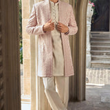 Dusty Rose Open Jacket Set