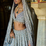 Ice Blue Lehenga Set