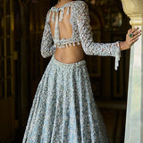 Ice Blue Lehenga Set