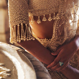 Ivory Pearl Lehenga Set