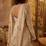Ivory Pearl Sharara Set