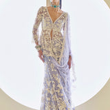 Mauve Pearl Sharara Set