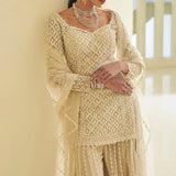 Nude Dori Sharara Set
