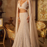 Nude Pearl Skirt Set
