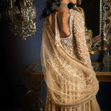 Nude Silver Sharara Set