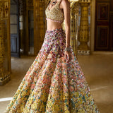 Ombre Multi-Coloured Lehenga Set
