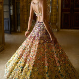 Ombre Multi-Coloured Lehenga Set
