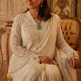 Pearl Jacket Saree Set