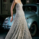 Powder Blue Pearl Gown