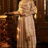 Powder Peach Gota Patti Sharara Set