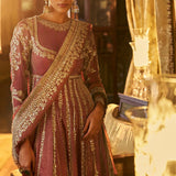 Red Gota Patti Sharara Set