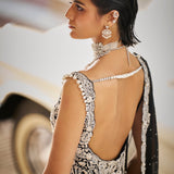 Black Pearl Sharara Set