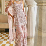 Mauve Sequin Sharara Set