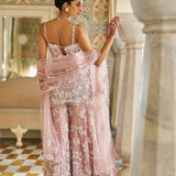 Mauve Sequin Sharara Set
