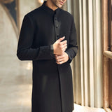 Black Thread Work Sherwani Set