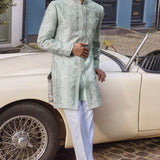 Powder Blue Sherwani Set