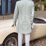 Powder Blue Sherwani Set