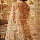 Silver Gold Crystal Lehenga Set
