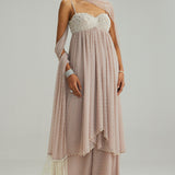 Ash Pink Kurta Set