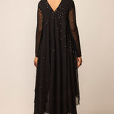 Black Georgette Kurta Set
