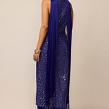 Cocktail Blue Kurta Set