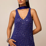 Cocktail Blue Kurta Set